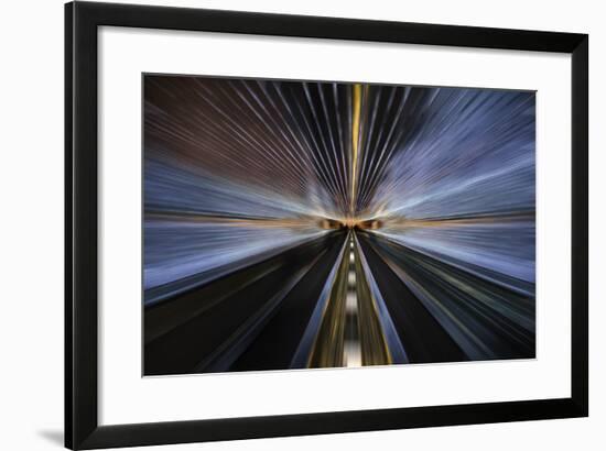 Tunnel Lights-ddmitr-Framed Photographic Print