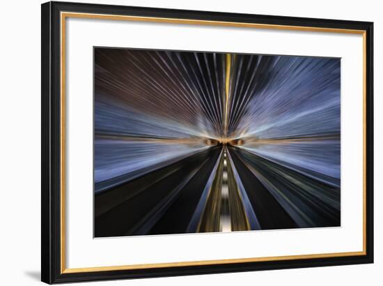 Tunnel Lights-ddmitr-Framed Photographic Print