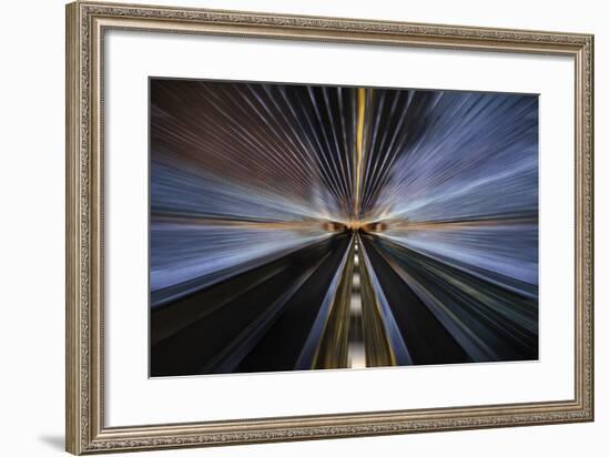 Tunnel Lights-ddmitr-Framed Photographic Print