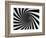Tunnel Of Black And White Lines-iuyea-Framed Art Print