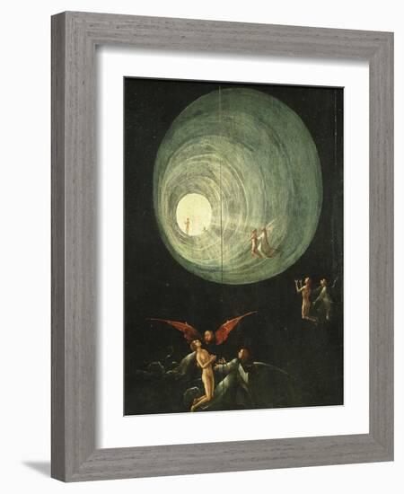 Tunnel of Light, from Paradise (Detail)-Hieronymus Bosch-Framed Giclee Print