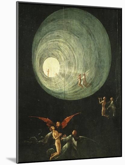 Tunnel of Light, from Paradise (Detail)-Hieronymus Bosch-Mounted Giclee Print