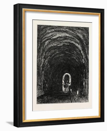 Tunnel of the Thames and Medway Canal-null-Framed Giclee Print