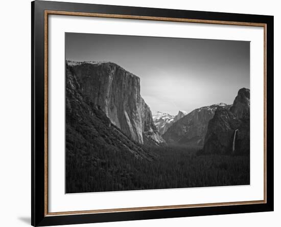 Tunnel View BW 2-Moises Levy-Framed Photographic Print