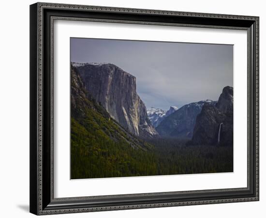 Tunnel View BW-Moises Levy-Framed Photographic Print