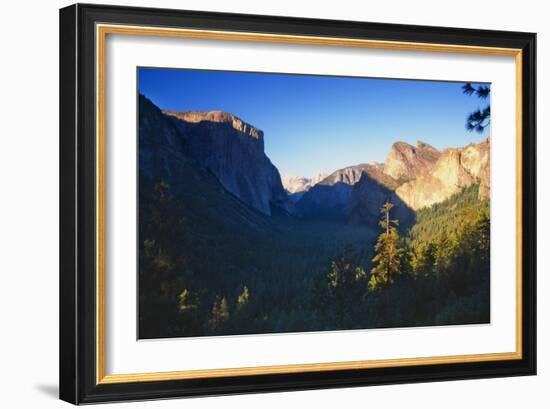 Tunnel View of the Yosemite Valley California-George Oze-Framed Photographic Print