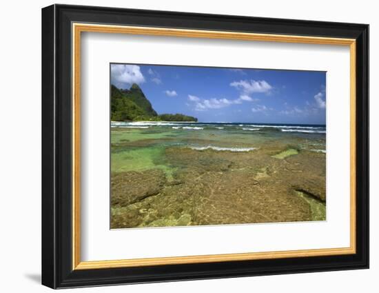 Tunnels Beach, Kauai, Hawaii, USA-Jaynes Gallery-Framed Photographic Print