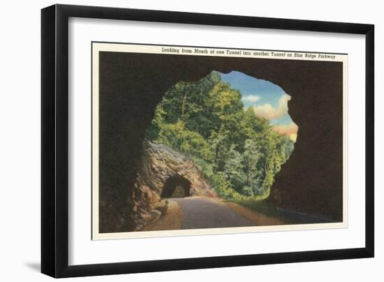 Tunnels on Blue Ridge Parkway-null-Framed Art Print