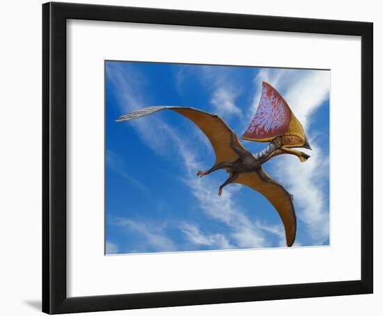 Tupandactylus Imperator, a Pterosaur from the Early Cretaceous Period-null-Framed Art Print