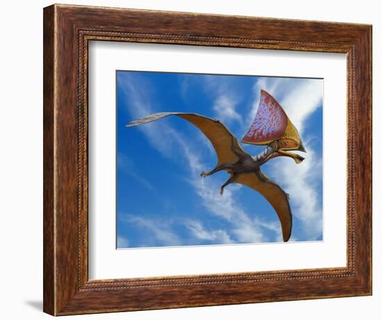 Tupandactylus Imperator, a Pterosaur from the Early Cretaceous Period-null-Framed Art Print