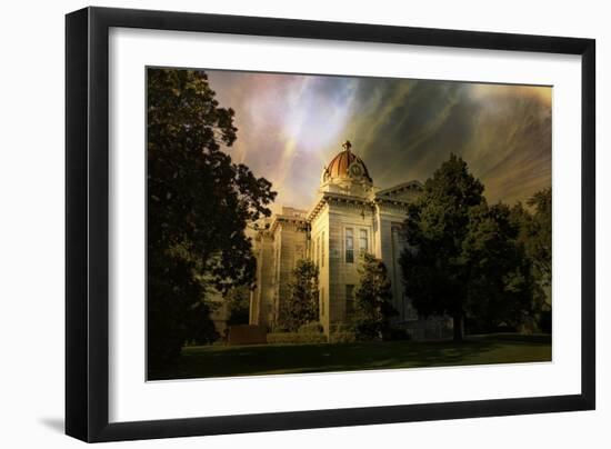 Tupelo Mississippi Courthouse-Jai Johnson-Framed Giclee Print