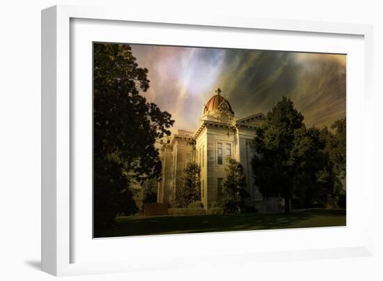 Tupelo Mississippi Courthouse-Jai Johnson-Framed Giclee Print