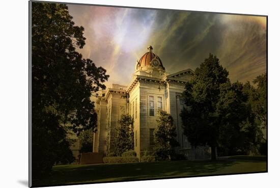 Tupelo Mississippi Courthouse-Jai Johnson-Mounted Giclee Print