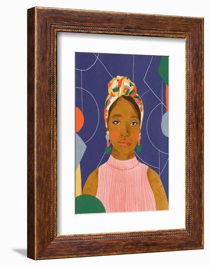 Turban Beauty-Gigi Rosado-Framed Photographic Print