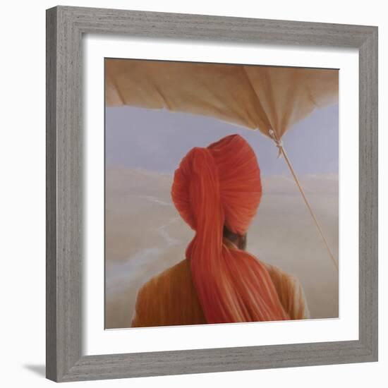 Turbaned Backview with Tenting-Lincoln Seligman-Framed Giclee Print