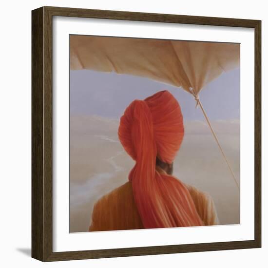 Turbaned Backview with Tenting-Lincoln Seligman-Framed Giclee Print