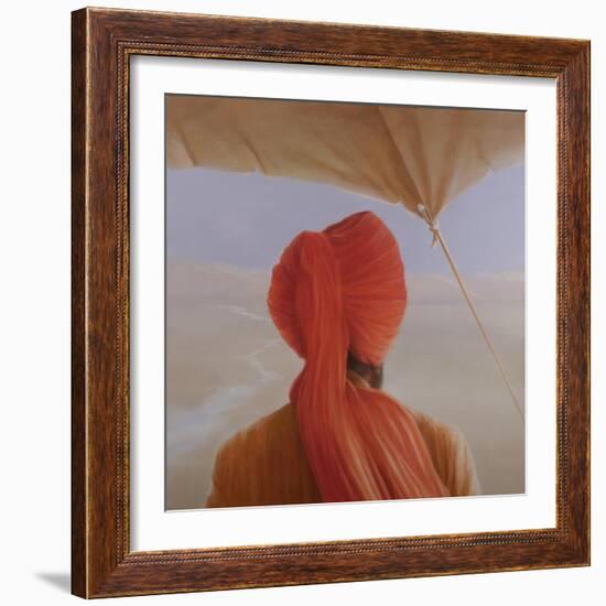 Turbaned Backview with Tenting-Lincoln Seligman-Framed Giclee Print