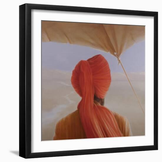 Turbaned Backview with Tenting-Lincoln Seligman-Framed Giclee Print