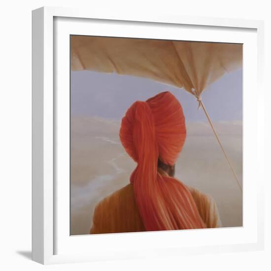 Turbaned Backview with Tenting-Lincoln Seligman-Framed Giclee Print