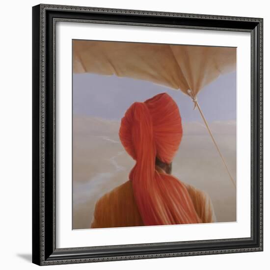 Turbaned Backview with Tenting-Lincoln Seligman-Framed Giclee Print