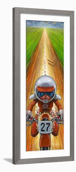 Turbo All The Way-Aaron Jasinski-Framed Art Print