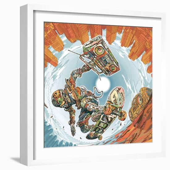 Turbo Wheelz Penetration-HR-FM-Framed Premium Giclee Print