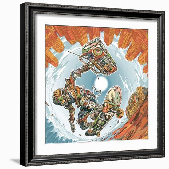 Turbo Wheelz Penetration-HR-FM-Framed Premium Giclee Print