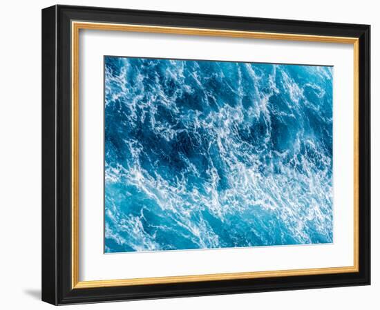 Turbulent Tasman Sea III-Eva Bane-Framed Art Print