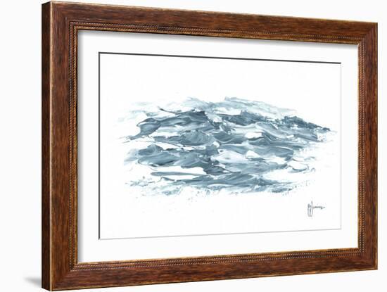 Turbulent Waters I-Georgia Janisse-Framed Art Print