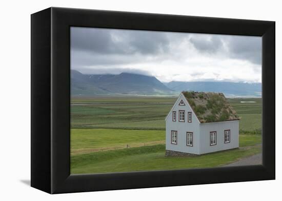 Turf House Glaumbaer, Lonesome House-Catharina Lux-Framed Premier Image Canvas