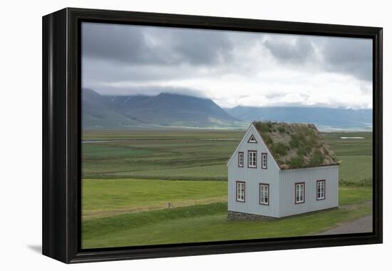 Turf House Glaumbaer, Lonesome House-Catharina Lux-Framed Premier Image Canvas