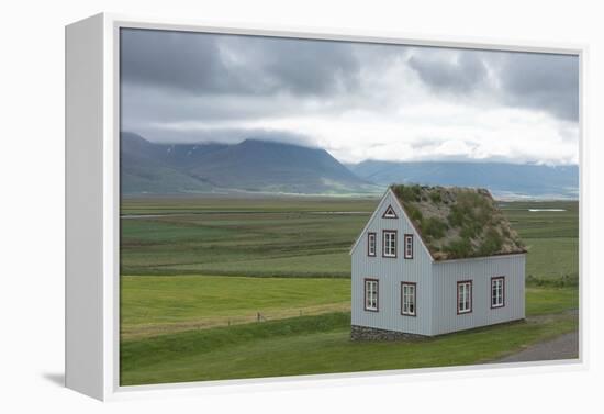 Turf House Glaumbaer, Lonesome House-Catharina Lux-Framed Premier Image Canvas
