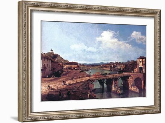 Turin Or Torino-Canaletto-Framed Art Print