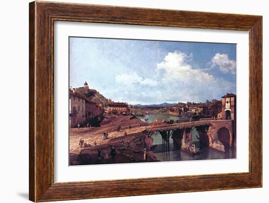 Turin Or Torino-Canaletto-Framed Art Print