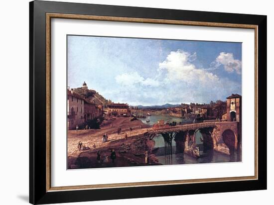 Turin Or Torino-Canaletto-Framed Art Print