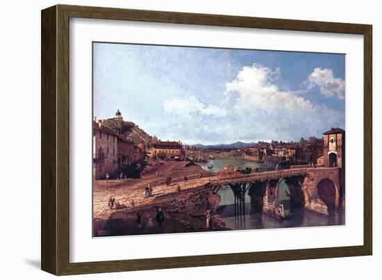 Turin or Torino-Canaletto-Framed Art Print