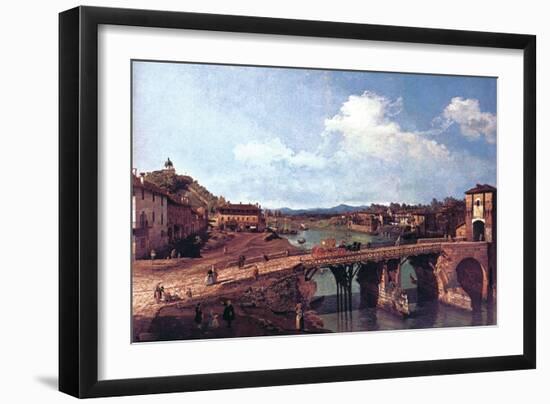 Turin or Torino-Canaletto-Framed Art Print