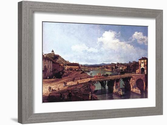 Turin Or Torino-Canaletto-Framed Art Print
