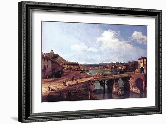 Turin Or Torino-Canaletto-Framed Art Print