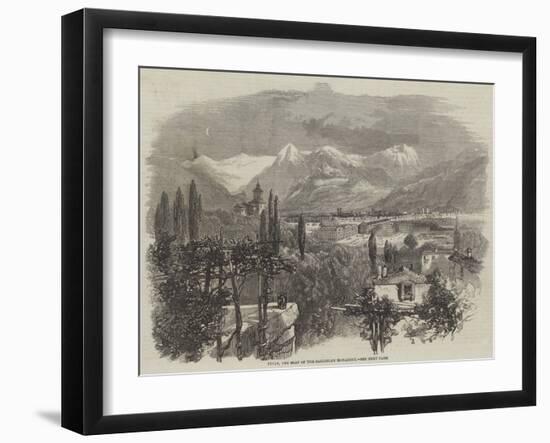 Turin, the Seat of the Sardinian Monarchy-Richard Principal Leitch-Framed Giclee Print