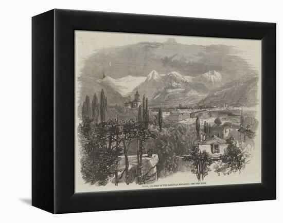 Turin, the Seat of the Sardinian Monarchy-Richard Principal Leitch-Framed Premier Image Canvas