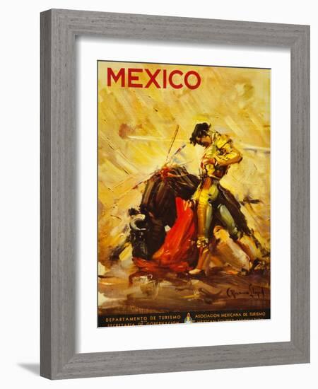 Turismo Mexico II-null-Framed Giclee Print