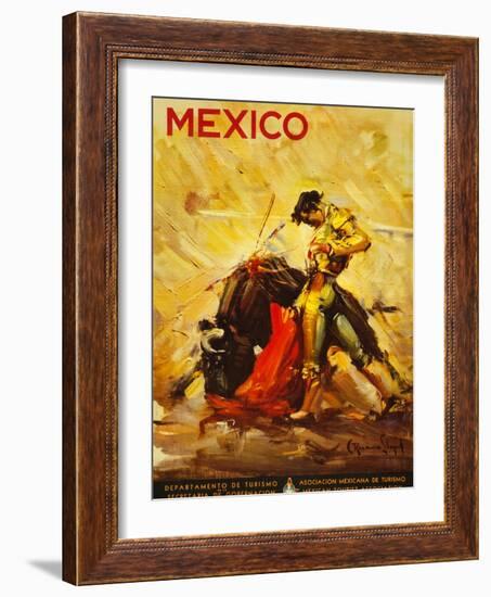 Turismo Mexico II-null-Framed Giclee Print