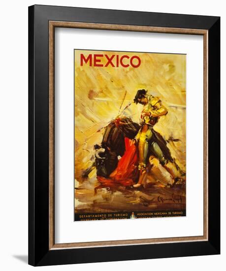 Turismo Mexico II-null-Framed Giclee Print