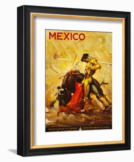 Turismo Mexico II-null-Framed Giclee Print