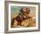 Turk Mounted on Chestnut Coloured Horse, C. 1810-Theodore Gericault-Framed Giclee Print