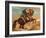 Turk Mounted on Chestnut Coloured Horse, C. 1810-Theodore Gericault-Framed Giclee Print