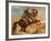 Turk Mounted on Chestnut Coloured Horse, C. 1810-Theodore Gericault-Framed Giclee Print