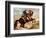 Turk Riding a Brown Alezan Horse, C.1810-Théodore Géricault-Framed Giclee Print