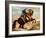 Turk Riding a Brown Alezan Horse, C.1810-Théodore Géricault-Framed Giclee Print